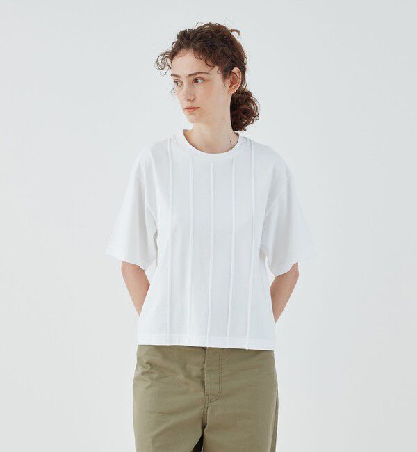 GALERIE VIE「コンパクトジャージー ワイドプルオーバー」|Tシャツ・カットソー|