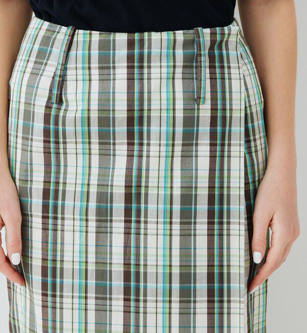 TOMORROWLAND GOODS「LUTCHMIAH チェックスカート」|スカート|