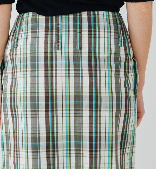 TOMORROWLAND GOODS「LUTCHMIAH チェックスカート」|スカート|
