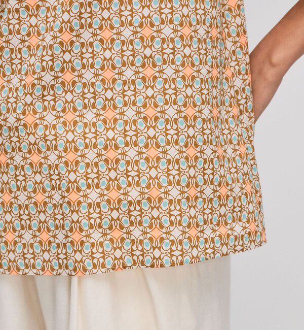 BACCA「サマーリバティ コットンケープブラウス」|シャツ・ブラウス|