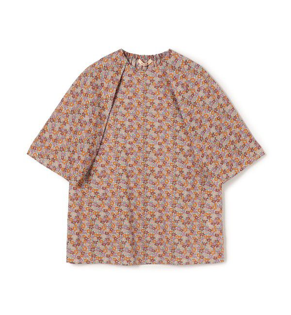 BACCA「サマーリバティ コットンケープブラウス」|シャツ・ブラウス|46 ブラウン系