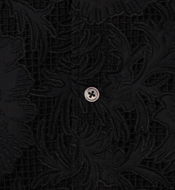 SOULEIADO「コットンエンブロイダリー Vカラージレ」|ベスト・ジレ|