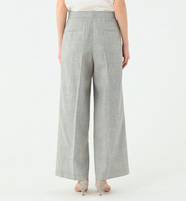 TOMORROWLAND collection「サマーグレンチェック タックワイドパンツ」|その他|