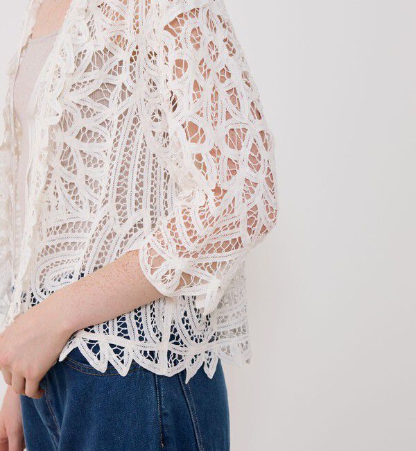 GALERIE VIE「バテンレース シャツジャケット」|その他|