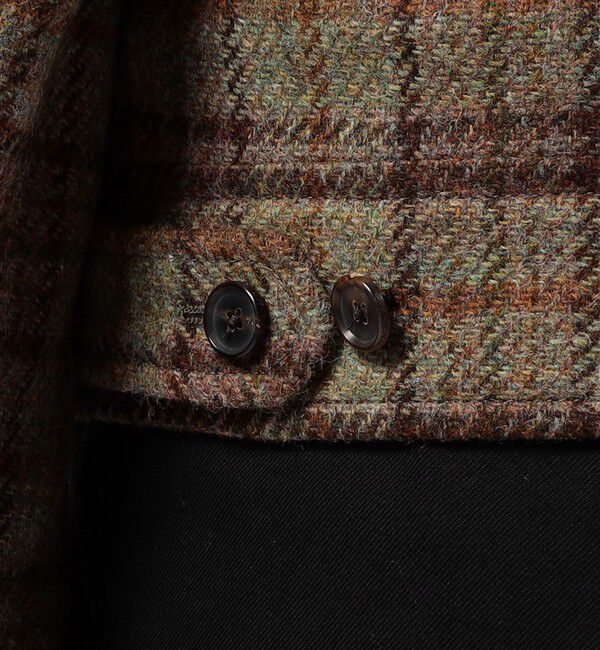 TOMORROWLAND BUYING WEAR「【別注】CARUSO ウールチェック ショートブルゾン」|ブルゾン・スタジャン|