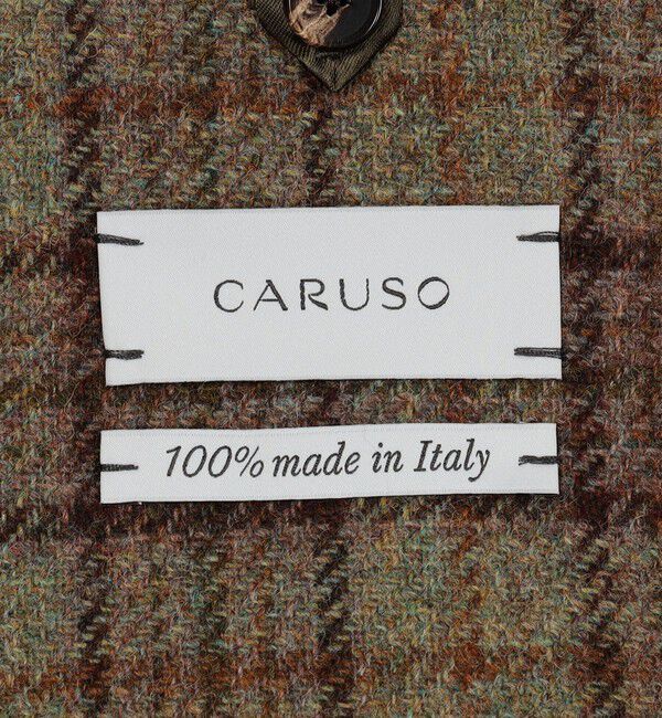 TOMORROWLAND BUYING WEAR「【別注】CARUSO ウールチェック ショートブルゾン」|ブルゾン・スタジャン|