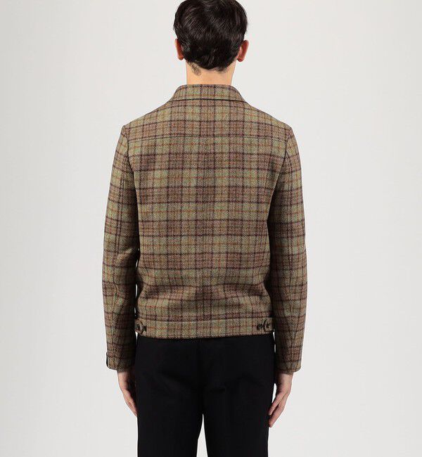 TOMORROWLAND BUYING WEAR「【別注】CARUSO ウールチェック ショートブルゾン」|ブルゾン・スタジャン|