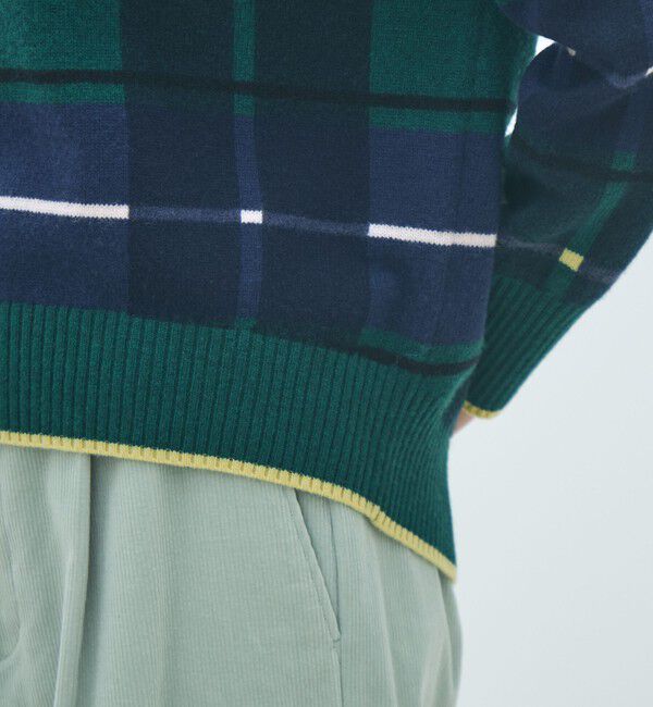 MACPHEE「NZ LAMBS プリント クルーネックプルオーバー」|ニット・セーター|