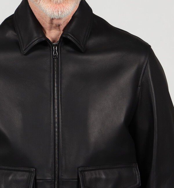 TOMORROWLAND MENS「【別注】EMMETI AKRON ラムレザー ブルゾン」|ブルゾン・スタジャン|