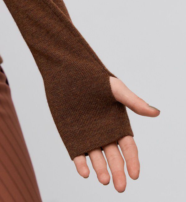 BACCA「エクストラファインメリノウール ジップアッププルオーバー」|ニット・セーター|