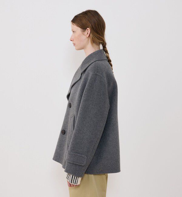 GALERIE VIE「ウールカシミヤダブルフェイス Pコート」|ピーコート|