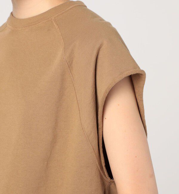 BACCA「ソフトコットン スリーブレスプルオーバー」|スウェット・ジャージ|