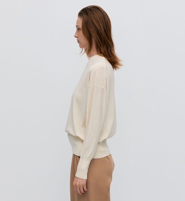 BACCA「スパークルファインウール クルーネックプルオーバー」|ニット・セーター|