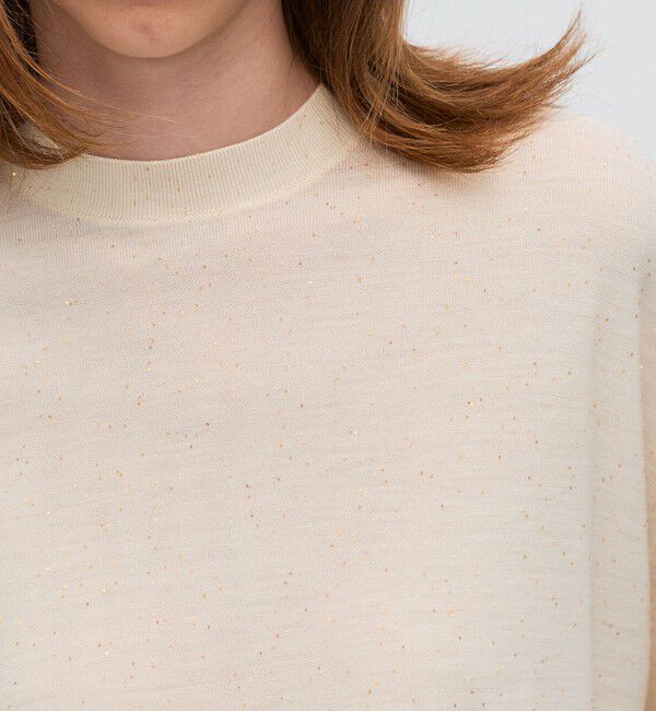 BACCA「スパークルファインウール クルーネックプルオーバー」|ニット・セーター|