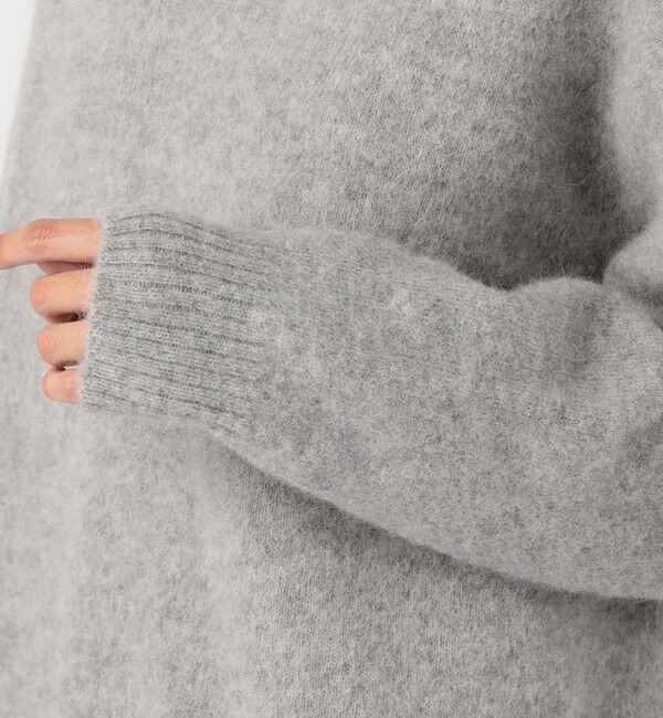 GALERIE VIE「ベビーアルパカボイルド クルーネックプルオーバー」|ニット・セーター|