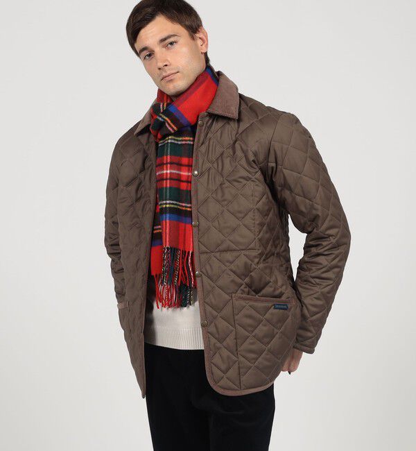 TOMORROWLAND MENS「【別注】LAVENHAM DENHAM ウールキルティングブルゾン V.B.CANONICO」|ブルゾン・スタジャン|