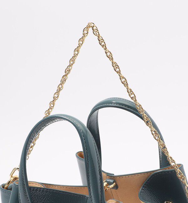 TOMORROWLAND GOODS「Atelier TOMORROWLAND SHELL MINI エナメルバッグ」|ハンドバッグ|