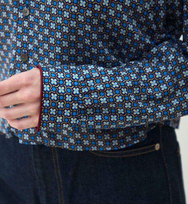 MACPHEE「デイジーリンクプリント サイドシャーリングシャツ」|シャツ・ブラウス|