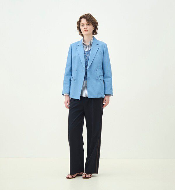 MACPHEE「リアクティブデニム ダブルブレストジャケット」|テーラードジャケット|