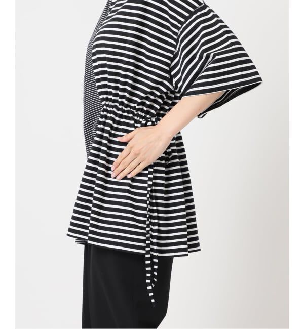  「ONESIDE GATHER TOP：カットソー」|Tシャツ・カットソー|