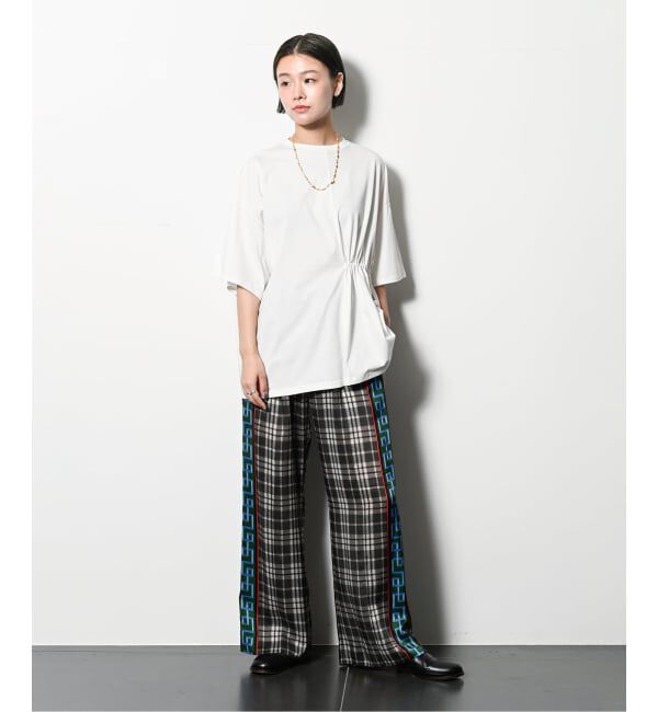  「ONESIDE GATHER TOP：カットソー」|Tシャツ・カットソー|
