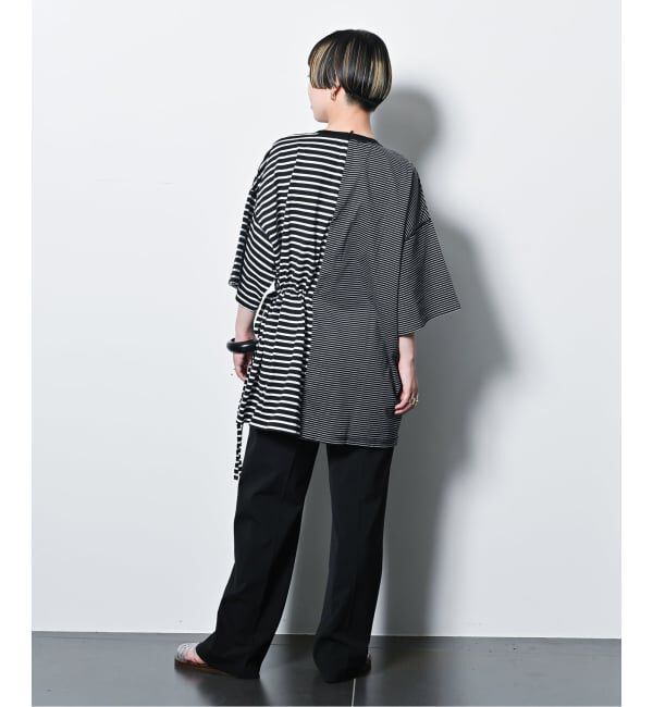  「ONESIDE GATHER TOP：カットソー」|Tシャツ・カットソー|