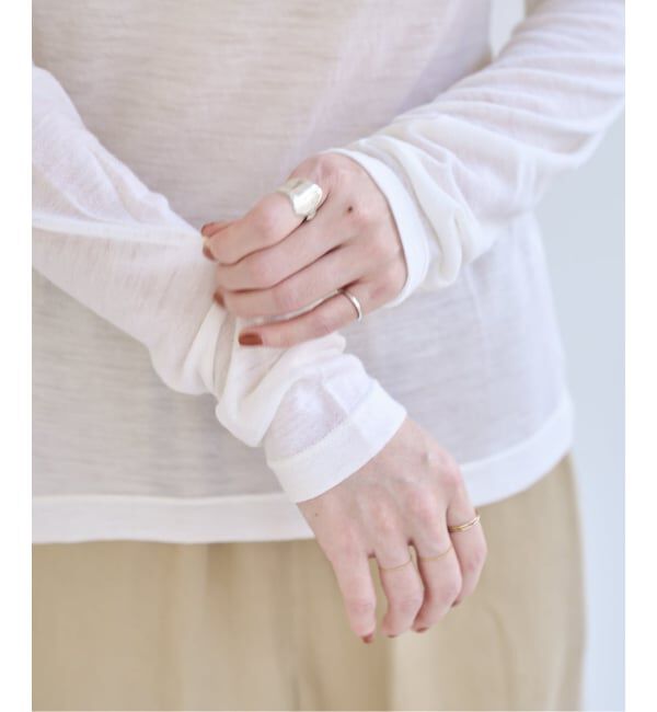 EMILYWEEK「《追加》スーパーウール クルーネックシアープルオーバー」|Tシャツ・カットソー|