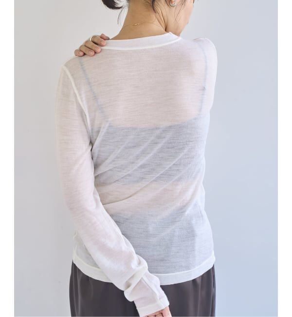 EMILYWEEK「《追加》スーパーウール クルーネックシアープルオーバー」|Tシャツ・カットソー|