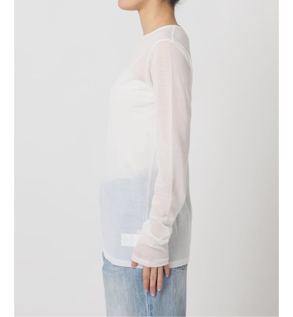 Plage「《追加》CO NY Sheer ロンT」|Tシャツ・カットソー|