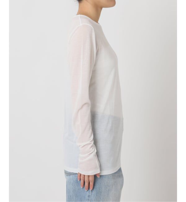 Plage「《追加》CO NY Sheer ロンT」|Tシャツ・カットソー|