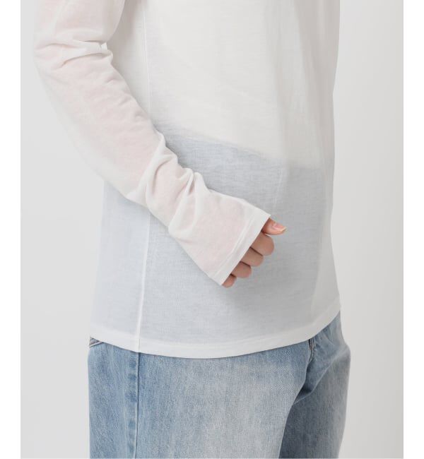 Plage「《追加》CO NY Sheer ロンT」|Tシャツ・カットソー|