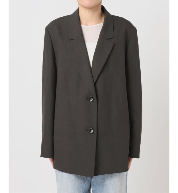 Plage「《予約》sandy linen 混 ジャケット」|テーラードジャケット|