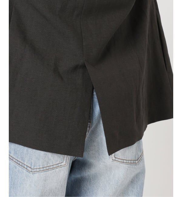 Plage「《予約》sandy linen 混 ジャケット」|テーラードジャケット|