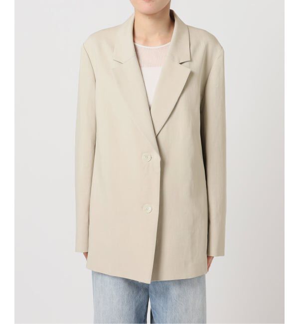 Plage「《予約》sandy linen 混 ジャケット」|テーラードジャケット|