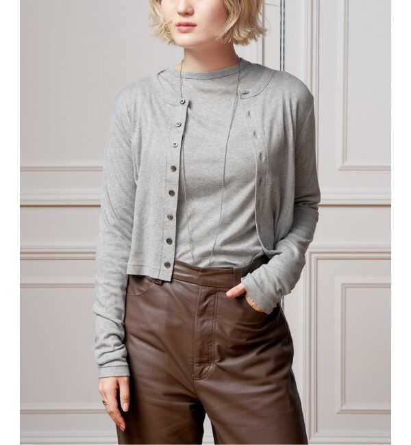 IENA LA BOUCLE「IENA LA BOUCLE シアーフライスロングスリーブTシャツ」|Tシャツ・カットソー|