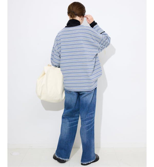 SLOBE IENA「《追加》ビックボーダープルオーバー」|Tシャツ・カットソー|