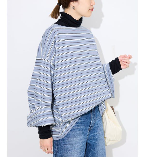 SLOBE IENA「《追加》ビックボーダープルオーバー」|Tシャツ・カットソー|