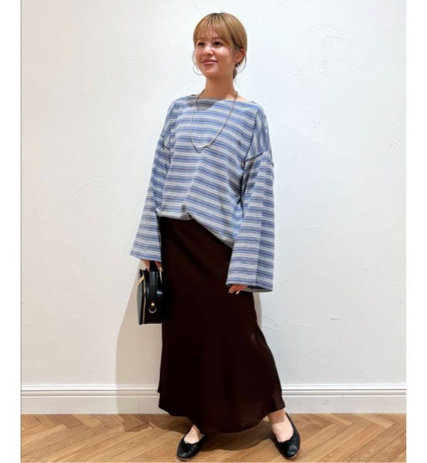 SLOBE IENA「《追加》ビックボーダープルオーバー」|Tシャツ・カットソー|