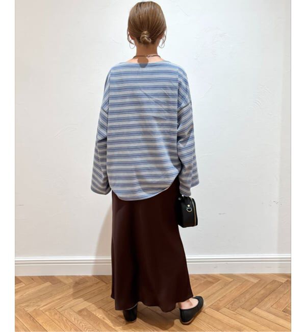 SLOBE IENA「《追加》ビックボーダープルオーバー」|Tシャツ・カットソー|