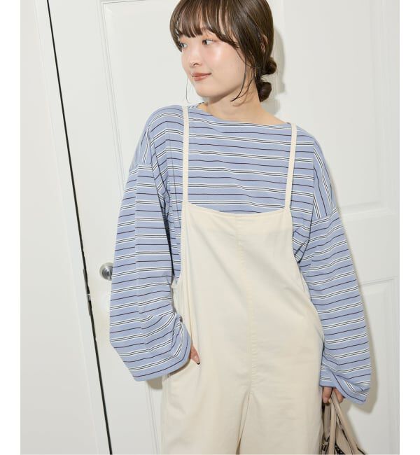 SLOBE IENA「《追加》ビックボーダープルオーバー」|Tシャツ・カットソー|