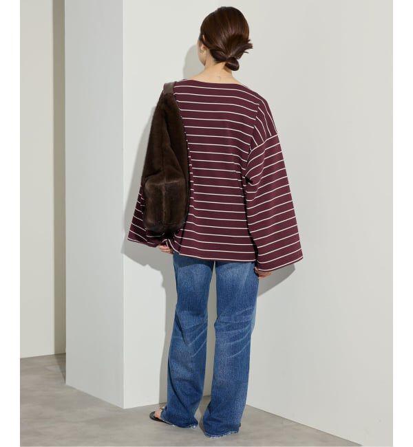 SLOBE IENA「《追加》ビックボーダープルオーバー」|Tシャツ・カットソー|