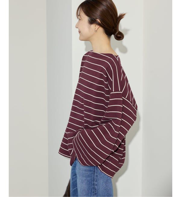 SLOBE IENA「《追加》ビックボーダープルオーバー」|Tシャツ・カットソー|