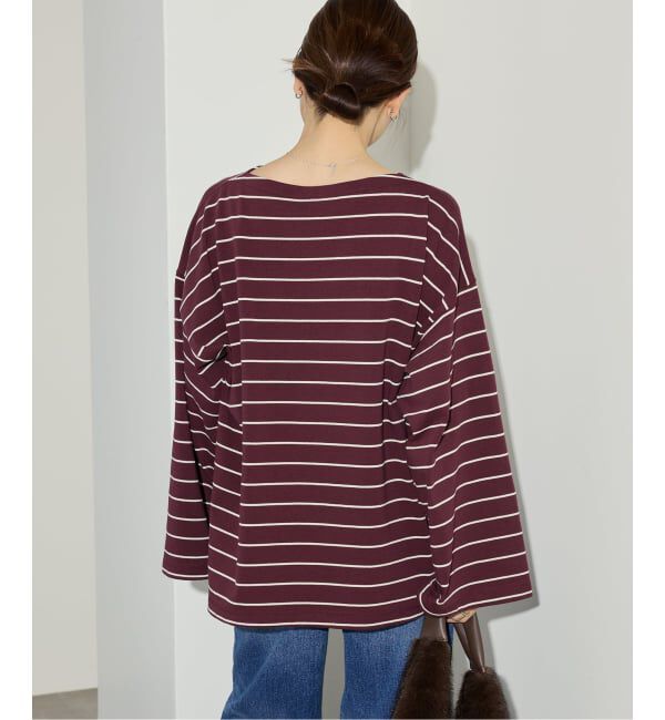 SLOBE IENA「《追加》ビックボーダープルオーバー」|Tシャツ・カットソー|