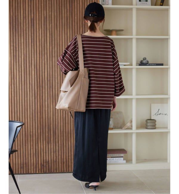 SLOBE IENA「《追加》ビックボーダープルオーバー」|Tシャツ・カットソー|