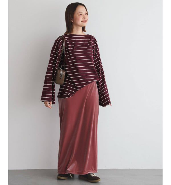 SLOBE IENA「《追加》ビックボーダープルオーバー」|Tシャツ・カットソー|