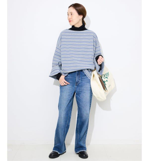 SLOBE IENA「《追加》ビックボーダープルオーバー」|Tシャツ・カットソー|