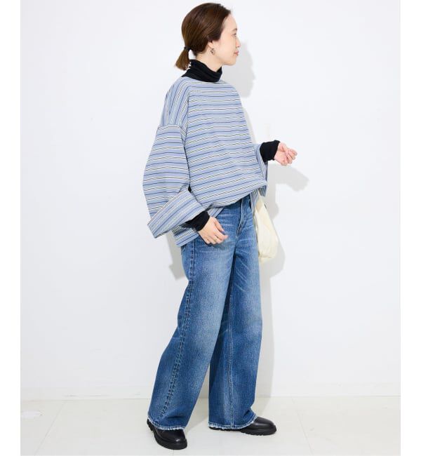 SLOBE IENA「《追加》ビックボーダープルオーバー」|Tシャツ・カットソー|