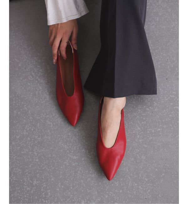 SLOBE IENA「《一部WEB限定/追加》BONITAS/ボニータス レザーポインテッドパンプス」|その他|