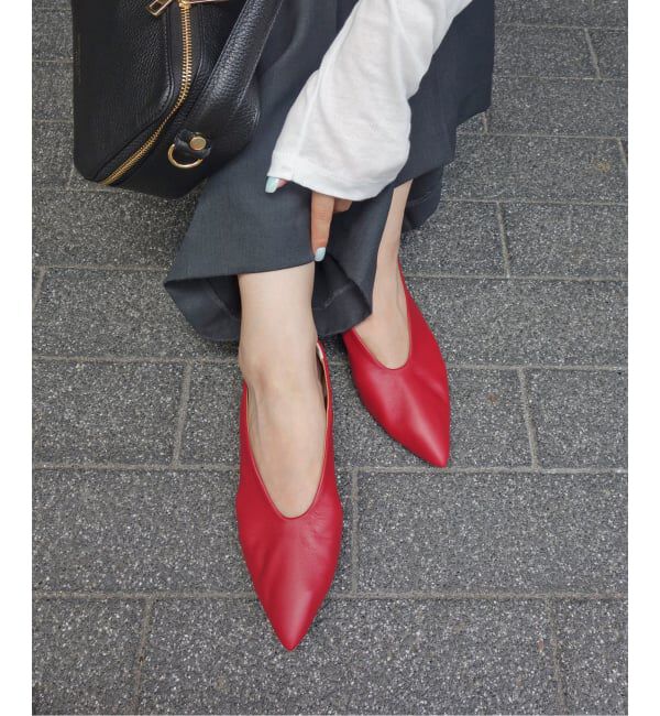 SLOBE IENA「《一部WEB限定/追加》BONITAS/ボニータス レザーポインテッドパンプス」|その他|
