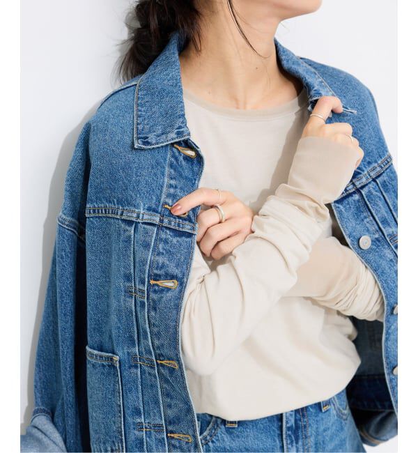 SLOBE IENA「《追加》レイヤードスリーブロンTEE」|Tシャツ・カットソー|